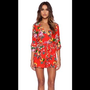 Yumi Kim Liz Romper, Hot Lagoon, Size: M, $100